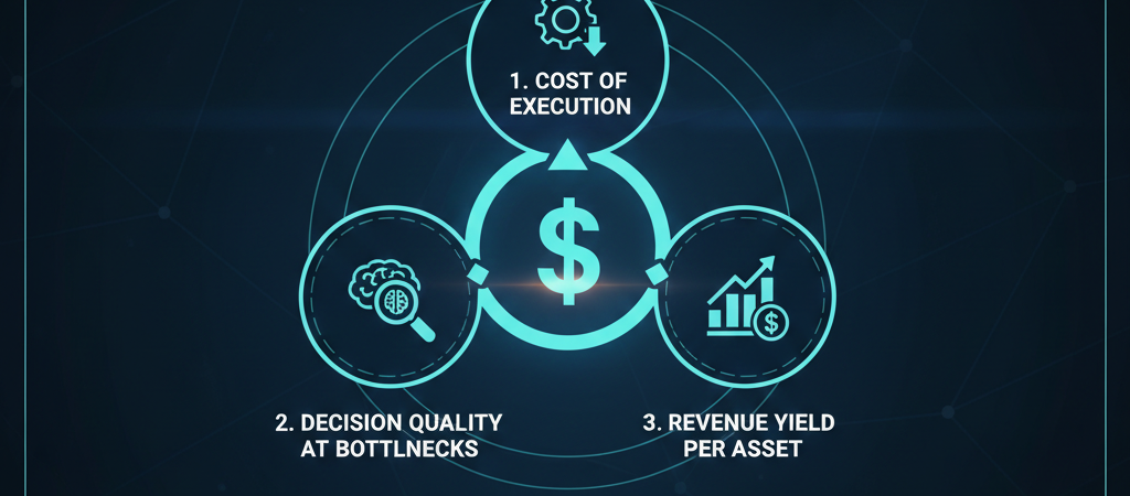 The Only Three Profit Levers AI Can Reliably Improve in SMBs